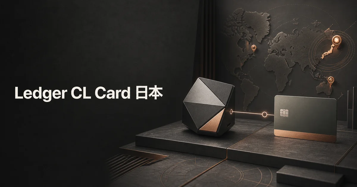 Ledger CL Cardの日本発行可否と地域別条件を確認するアイキャッチ